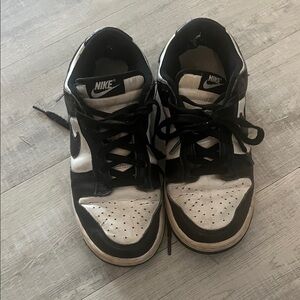 Nike Black and White Low-Top Sneakers